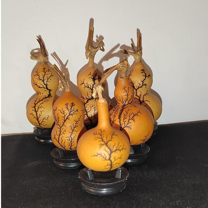 天然雷纹手捻小葫芦纯手工文玩手把件diy挂件精致摆件