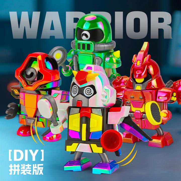 咚达上链可动拼装玩具模型抽象舞动高达崩坏扎古手办发条战士潮玩