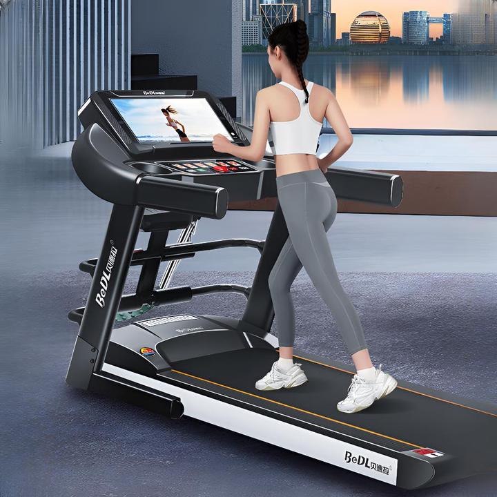 彩屏家用超静音折叠跑步机健身器材运动健康款多功能通用新疆西藏