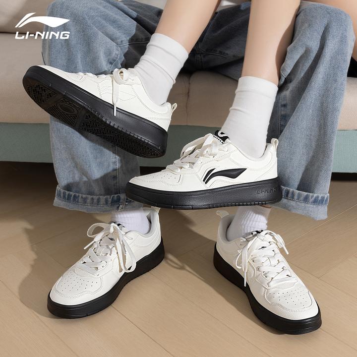 李宁情侣鞋初云板鞋男女鞋子2025夏季新款轻便透气百搭潮流休闲鞋