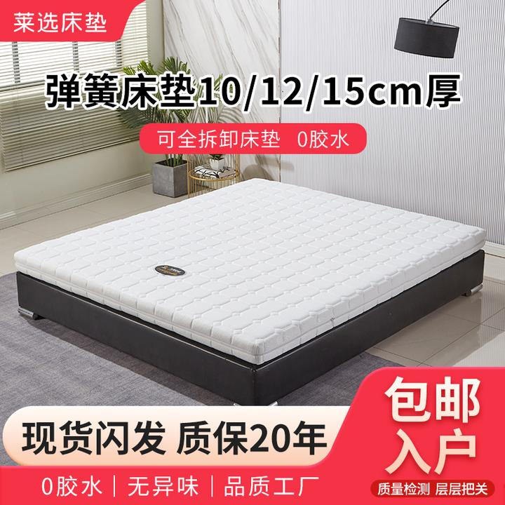弹簧10厘米10cm厚透气家用两用偏硬实木硬垫环保床垫硬垫薄床垫