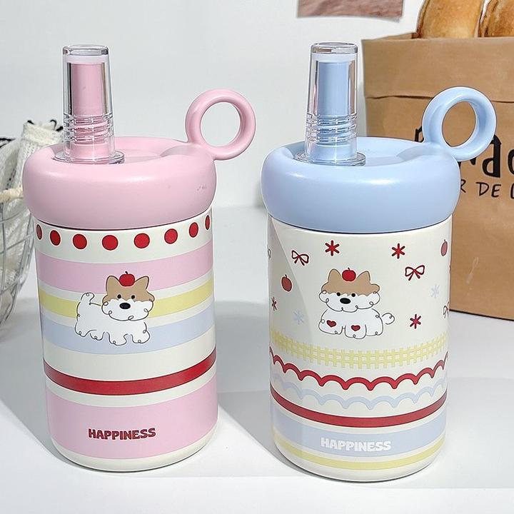 新款316不锈钢保温杯大容量女生杯子ins高颜值防摔便携学生水杯男