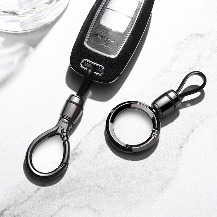 汽车钥匙扣挂件金属简约小孔钥匙链腰挂扣环挂饰商务防丢锁匙扣