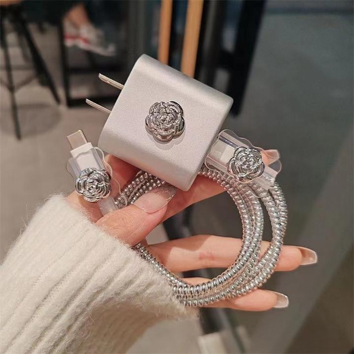 樱声适用苹果16数据线保护套15pro充电器保护壳14promax充电线防