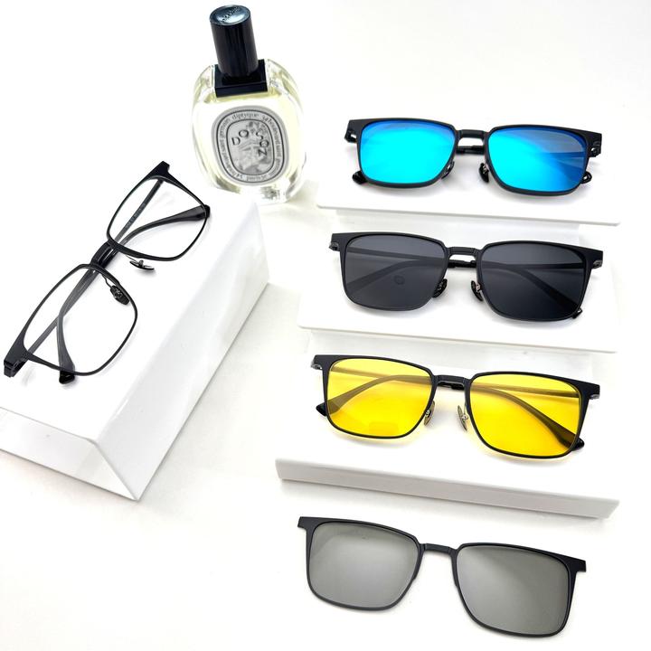 【5008】偏光太阳镜男女多功能磁吸套镜夜视墨镜可配度数磁吸眼镜