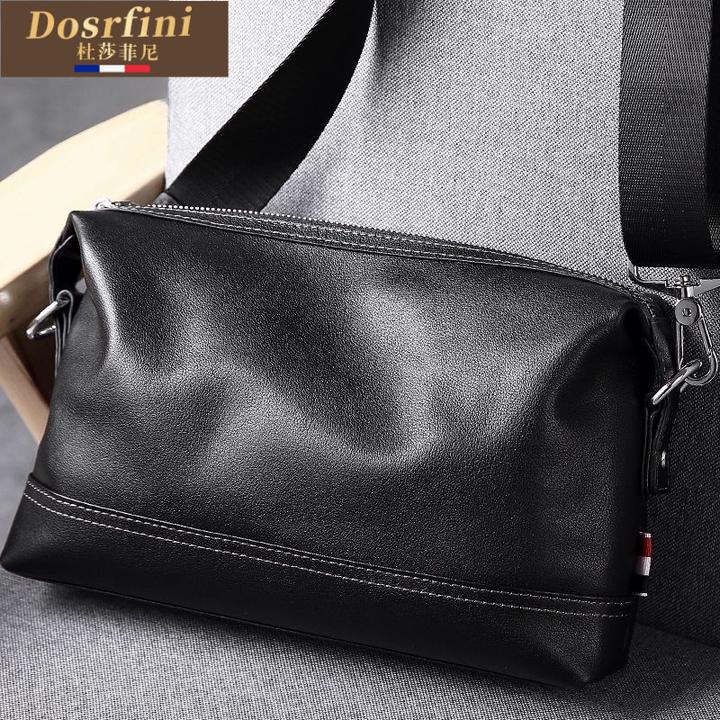 男士真皮单肩包男包休闲背包横款斜挎包软牛皮手拿包手抓韩版