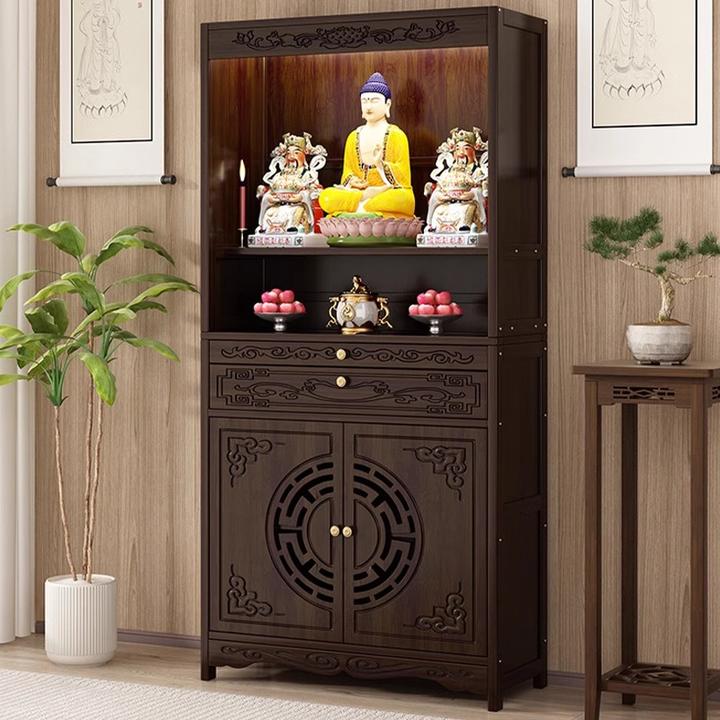 供桌家用香案佛龛新中式立柜神台财神爷柜佛堂观音菩萨香火供奉台