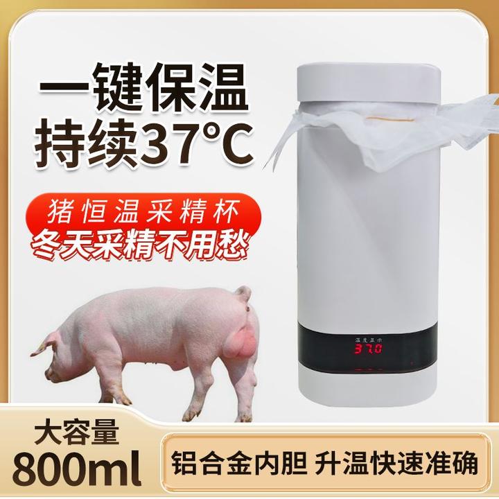 猪用采精杯37度恒温杯精液采集杯猪牛羊冻精恒温杯便携式采精杯