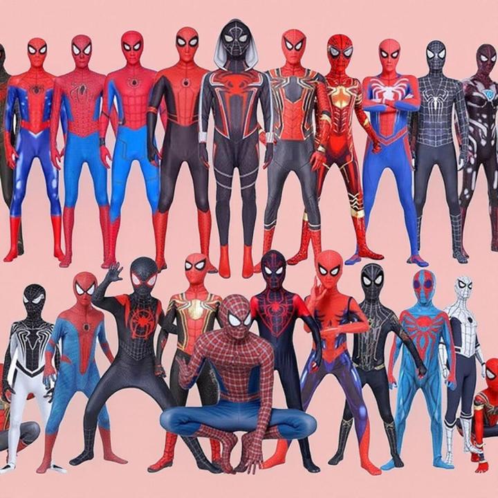 儿童节连体衣cos大码超凡蜘蛛侠成人女童迈克斯蜘蛛侠演衣超人服6