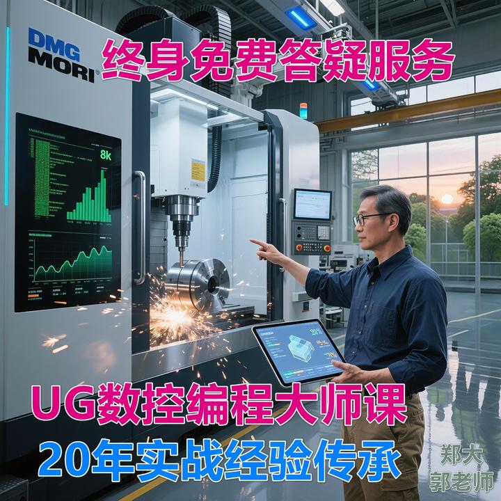 UGNX2306、2312三轴数控编程视频课 提供两年答疑和作业点评服务
