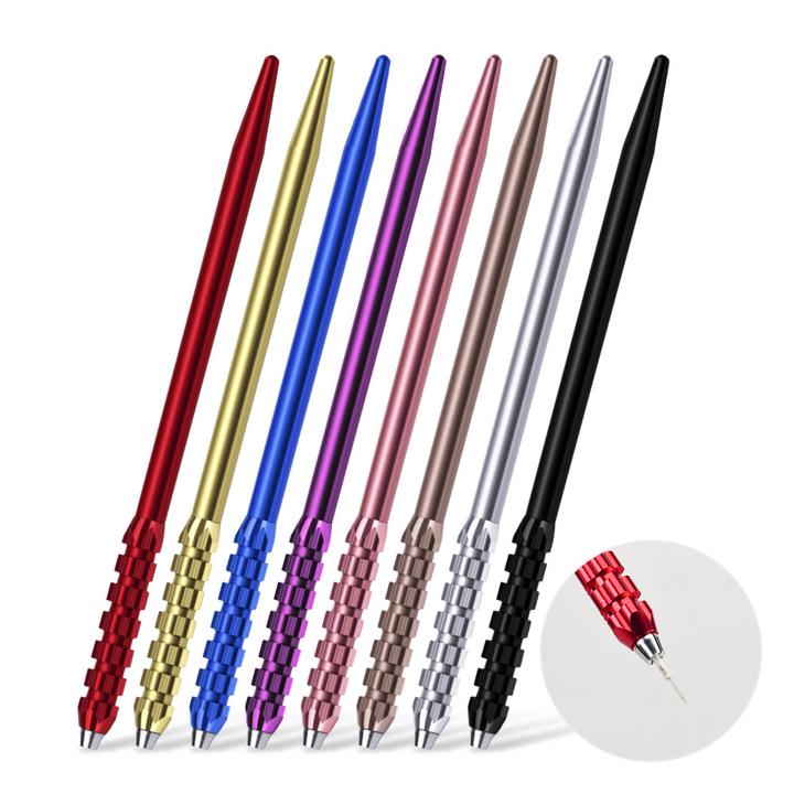 厂家直销神针手工打雾笔单头纹绣手工笔金属打雾纹绣笔LOGO其他美