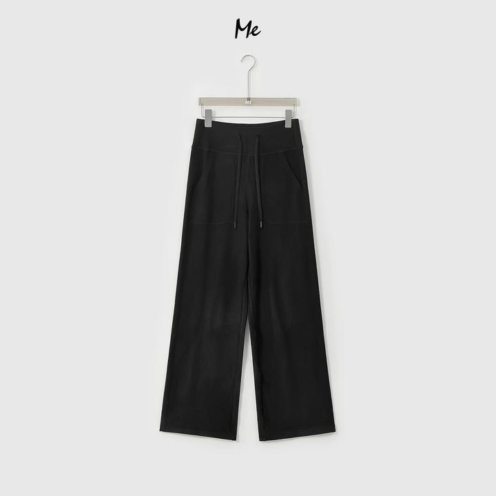 ME【小肚子天菜裤】糯叽叽阿拉善山羊绒高腰显瘦直筒裤子MESA3975