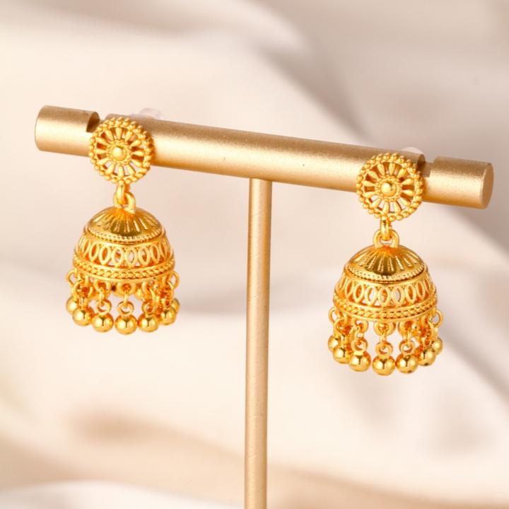 【KEFAN珂梵】气质金色女耳环吊坠流苏法式耳饰