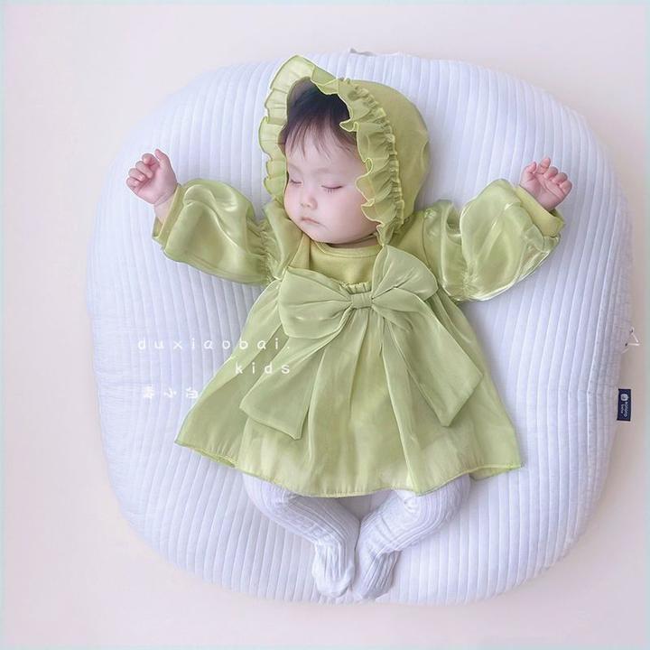 新品巴拉巴拉婴儿衣服春秋装连体衣女宝宝超萌公主满月哈衣裙婴幼