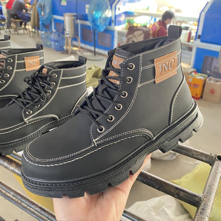 防静电棉鞋男款加绒短靴女士防砸防刺穿劳保鞋加油站专用工作鞋