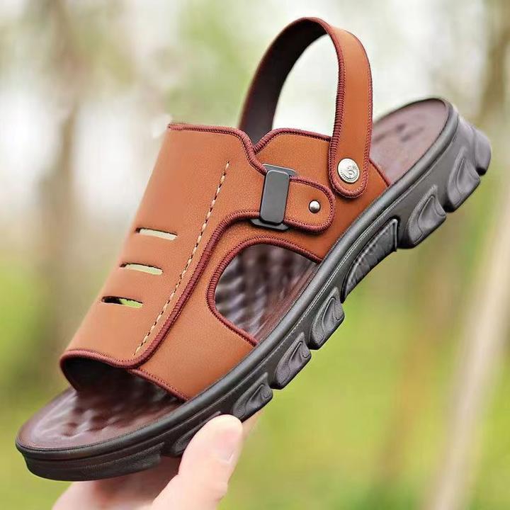 男款凉拖鞋一体两穿夏男士外出耐穿开车防臭舒适散步厚底防滑防水