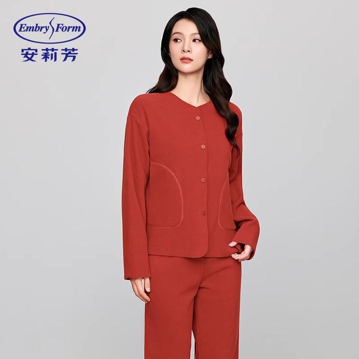 【宋轶同款·绒暖系】安莉芳秋冬睡衣防寒可外穿家居服女睡衣ELW0522