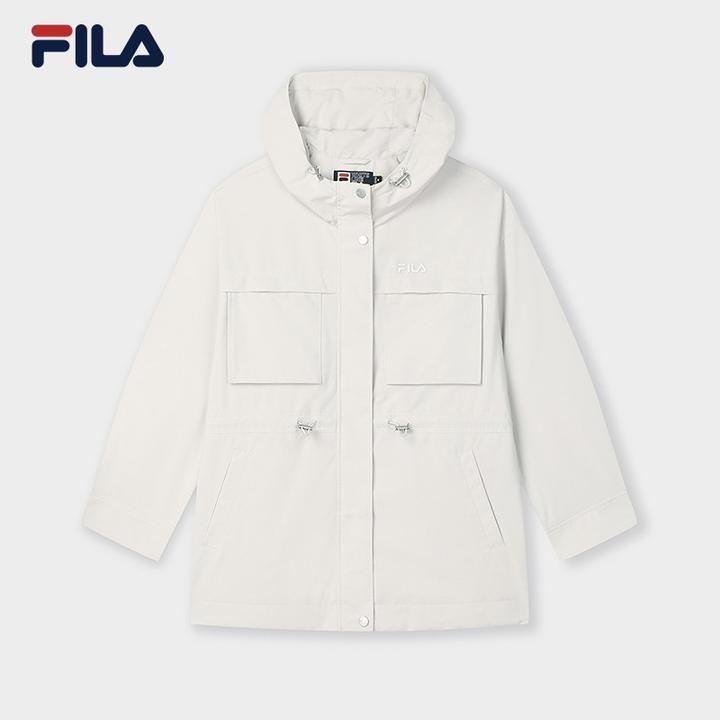 Fila/斐乐【收腰显瘦】女款外套 户外运动时尚休闲百搭舒适连帽上衣