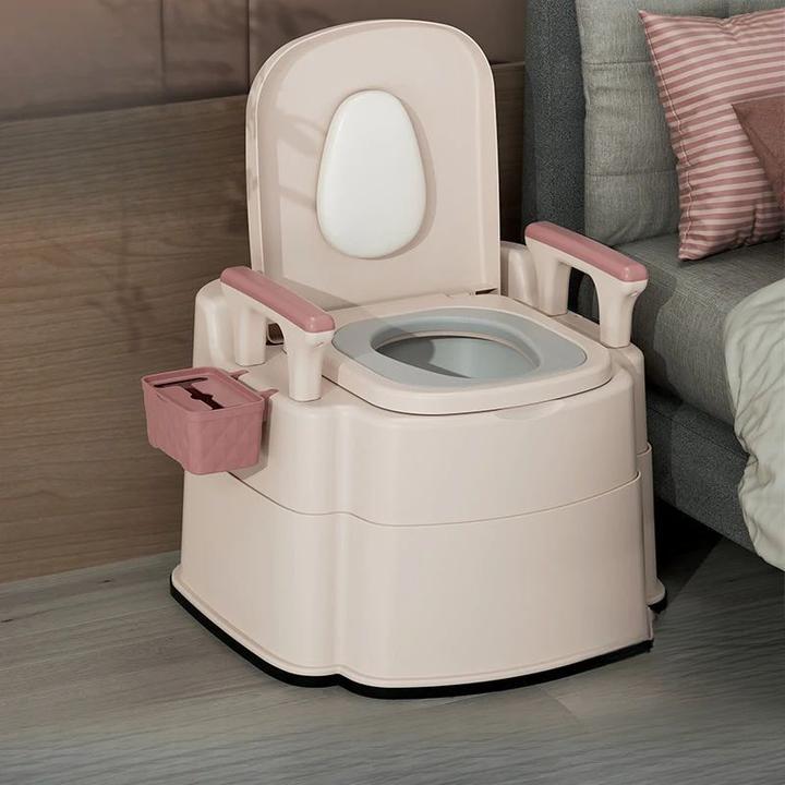 新疆包邮可移动老人坐便器家用老年人防臭室内马桶坐便椅大便孕妇