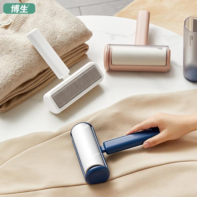 粘毛器滚筒替换可撕式纸沾毛床上去毛滚刷毡粘头发神器黏毛筒衣服