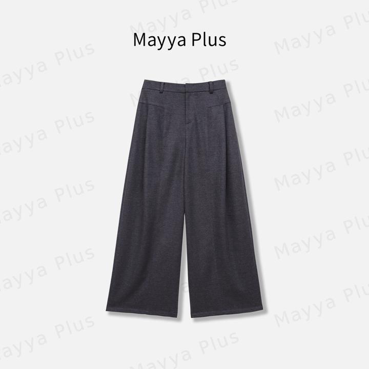 【封神裤】Mayya Plus麦芽定制流光风百搭显瘦休闲直筒裤子32537171