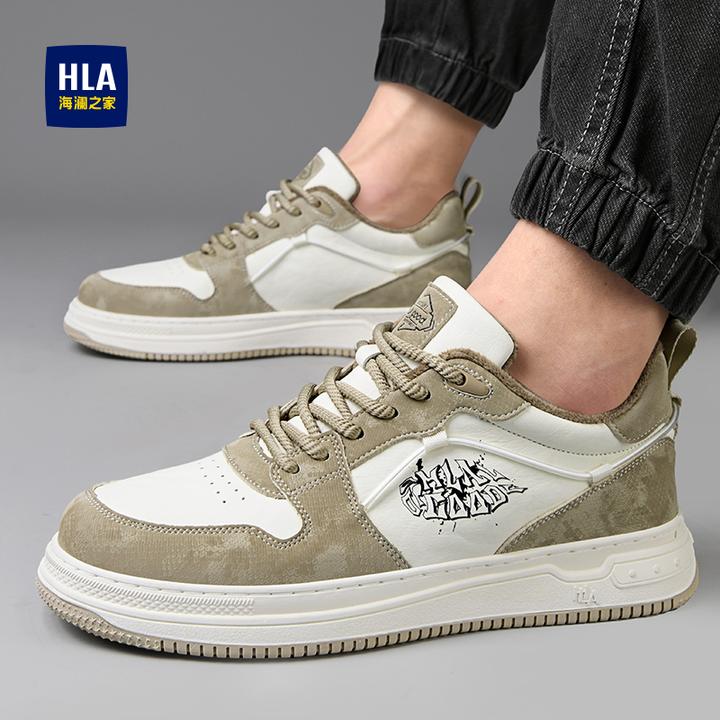 海澜之家男鞋2025春冬高端加绒加厚保暖棉鞋男士厚底百搭休闲板鞋