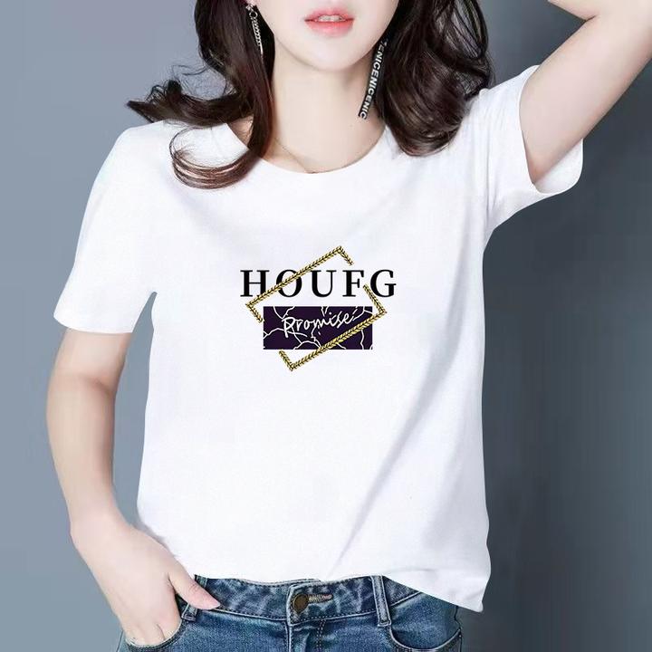 小个子白色短款短袖t恤女装2025新款洋气宽松夏季显瘦百搭上衣服