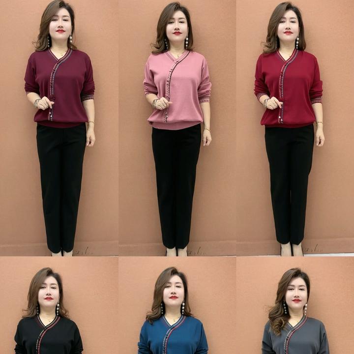 SZ新款时尚减龄国风设计气质针织衫