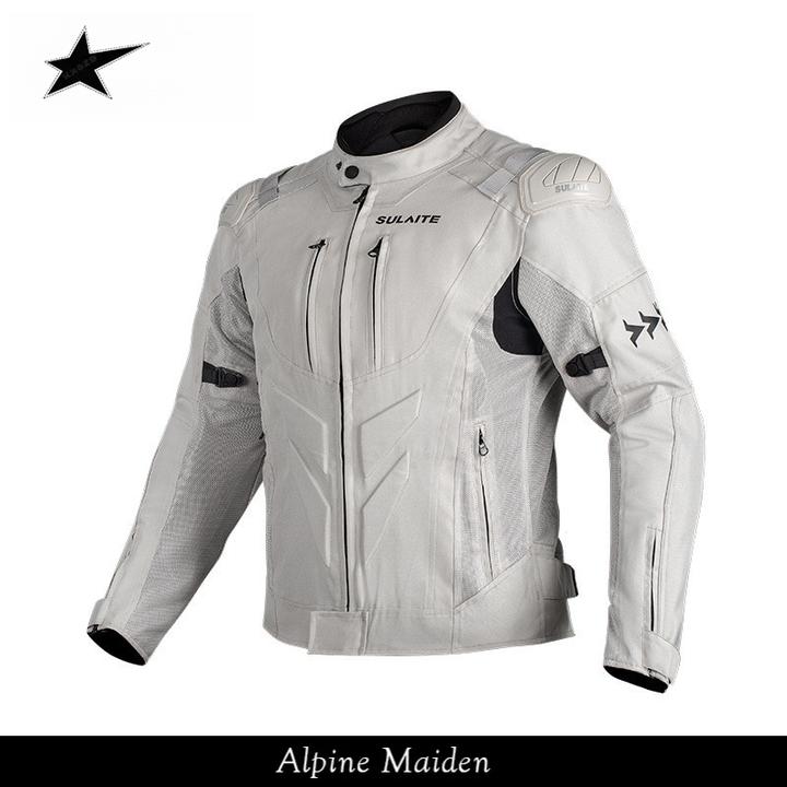A星Alpine Maiden摩托车骑行服公路赛车服夏季机车装备男夹克套装