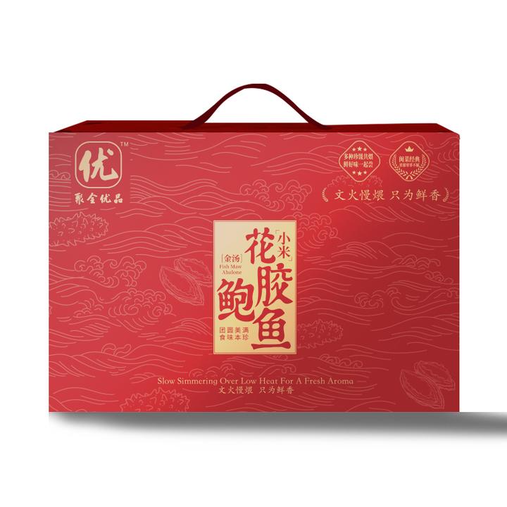 【26年6月到期】【海欣】东鸥小米花胶鲍鱼墙礼盒 255g*6碗