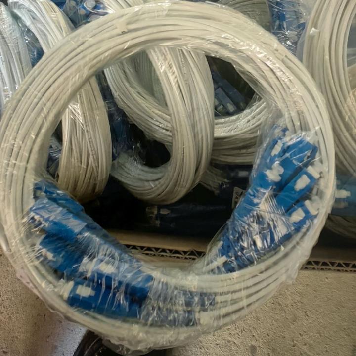 【电信级】蝶形皮线SC-SC皮线光缆跳纤跳线白尾纤双头