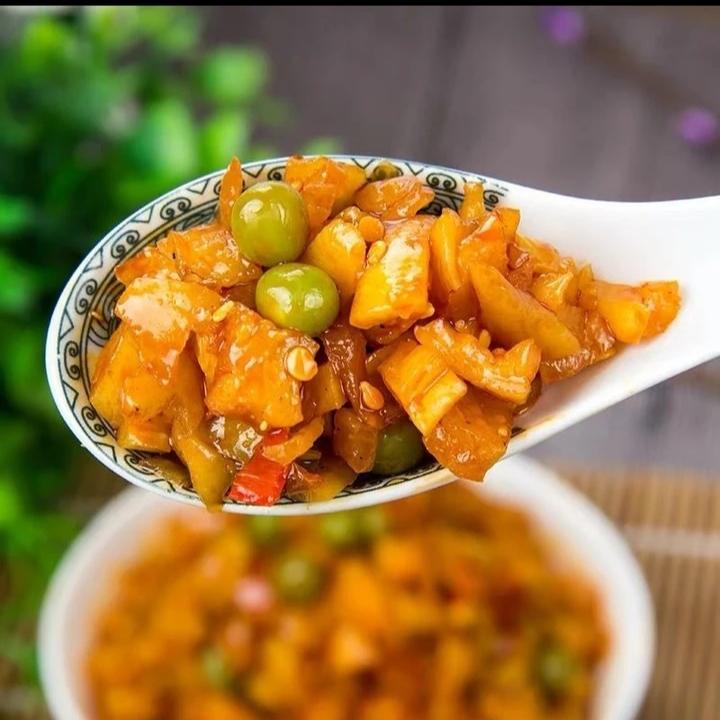 五仁酱丁香辣腌制萝卜干香脆下饭菜咸菜香辣开胃酱菜榨菜早餐必备