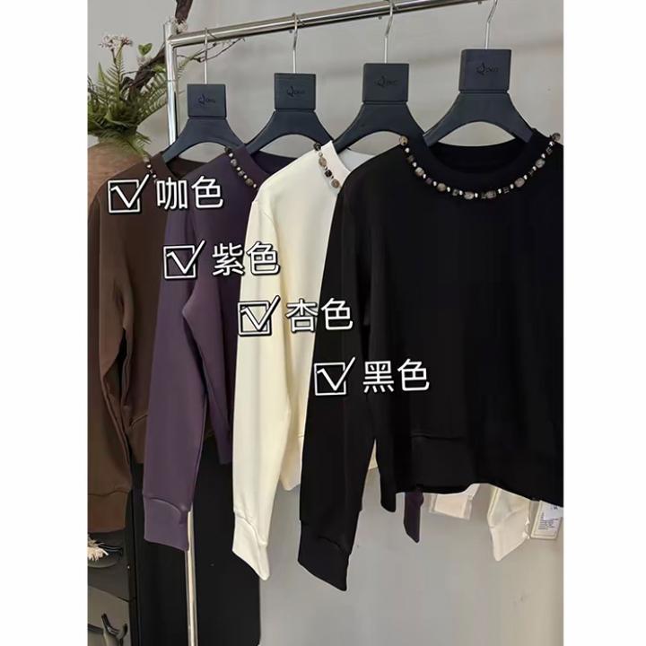 《财源滚滚卫衣》新款09圆领长袖衫韩版宽松休闲百搭大版T恤