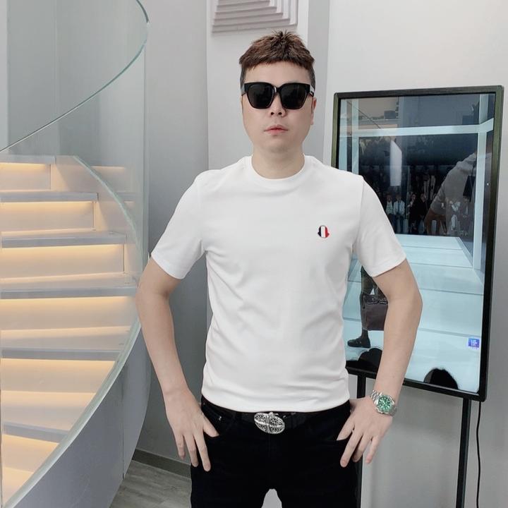 FAERLFY奢品法国蒙家男士秋冬百搭加绒保暖打底衫短袖男t恤15215