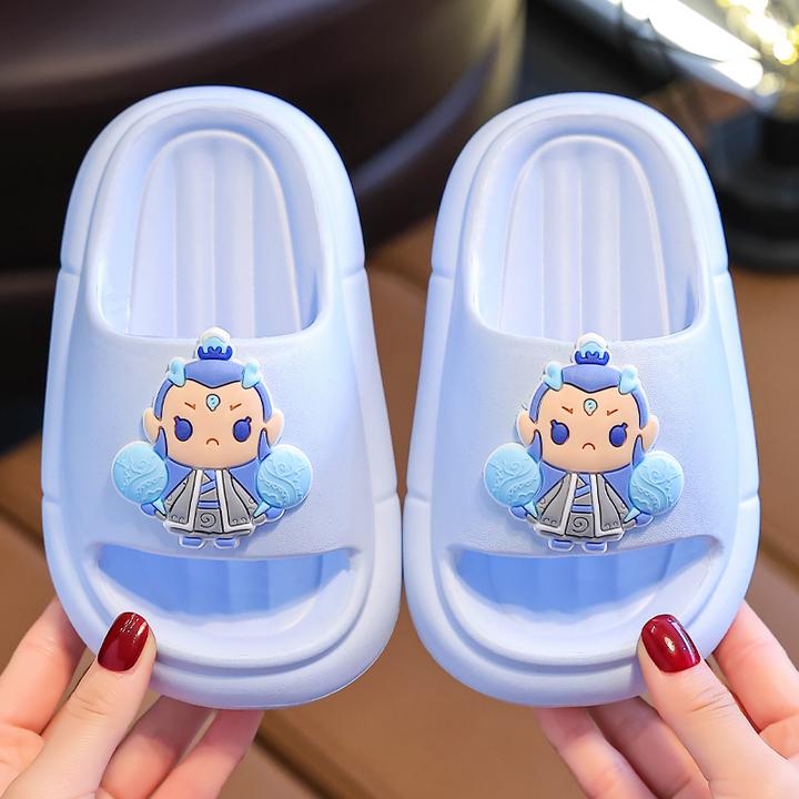 哪吒2025夏季男童拖鞋居家防臭外穿软底浴室女童亲子厚底防滑儿童