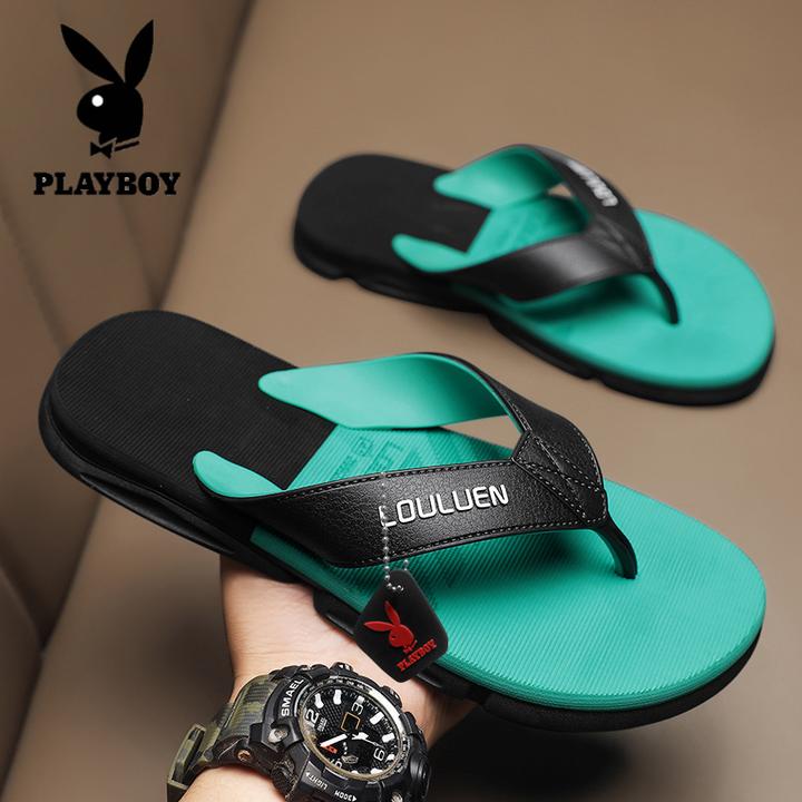 花花公子鞋子男款爆款2025新款防滑夏季人字拖拖鞋男士男拖鞋外穿