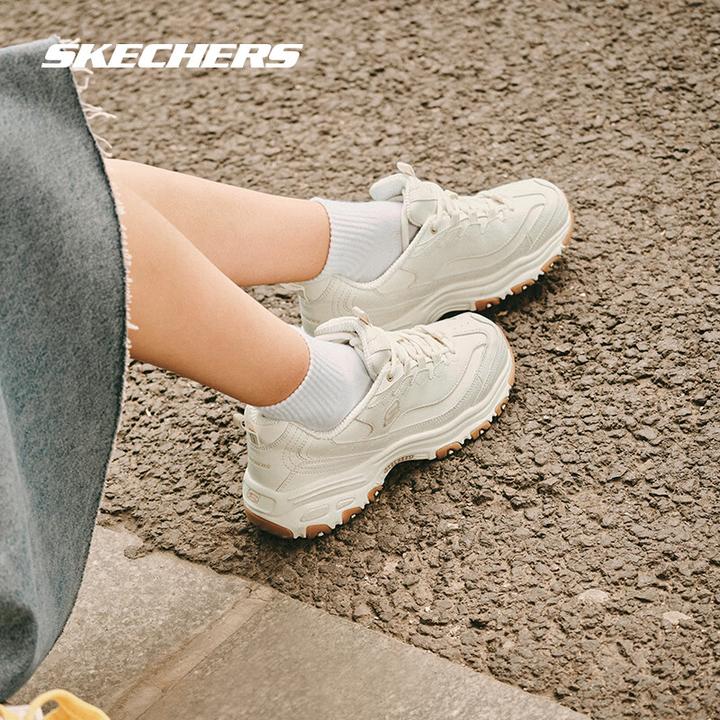 斯凯奇女鞋熊猫鞋时尚厚底增高老爹鞋舒适休闲鞋运动鞋149807-DY