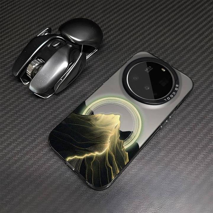 日照金山适用小米15Ultra手机壳创意15SPro卡通小米14磨砂保护套