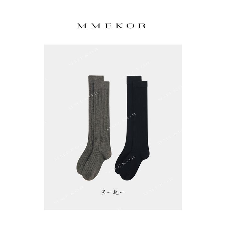 MMEKOR“博主小腿袜”2025新款原宿辣妹时髦袜子(买一送一) 25906