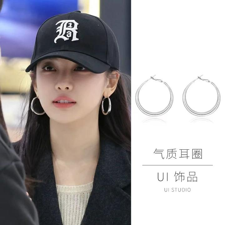 合金耳饰 7【欧美风】高级/极简大耳圈（孤品捡漏/偶有微瑕）耳环气质