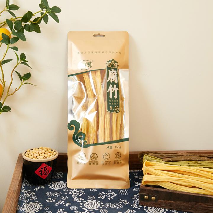 正宗许昌特产传统手工腐竹头层黄豆零盐零淀粉