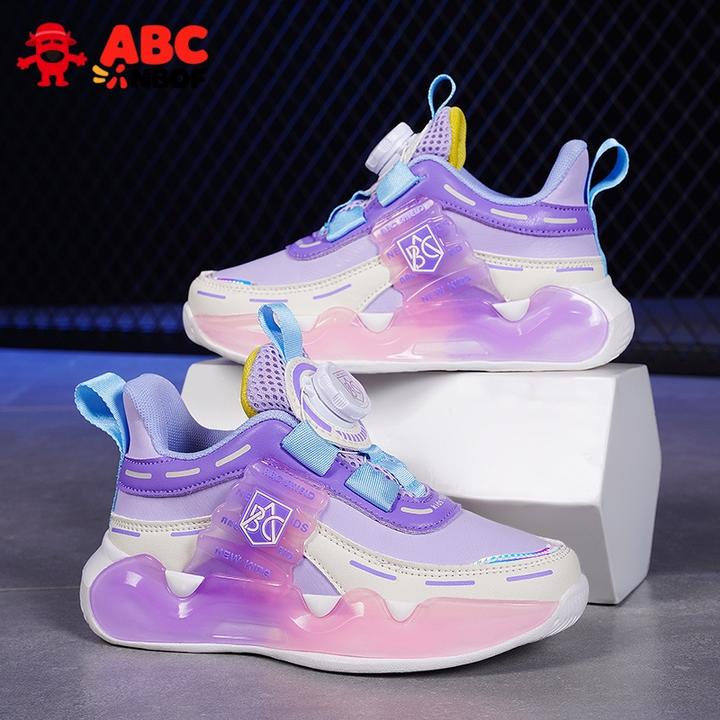 ABC NBOF童鞋女童运动鞋儿童跑鞋新款2025秋冬皮面软底休闲鞋女孩