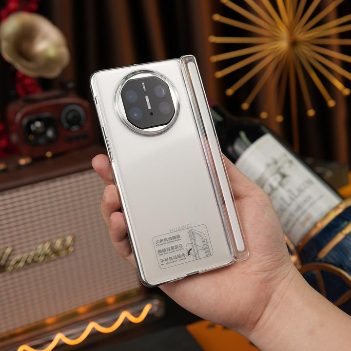 适用于华为MateX7超薄透明中轴磁吸手机壳散热防摔MateX6/X3裸机