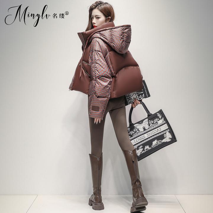 高端大牌时尚羽绒服女短款小个子2025冬季新款防风保暖超好看外套