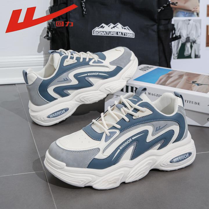 Warrior/回力秋季2025新款男士运动休闲鞋百搭厚底老爹鞋男鞋男款