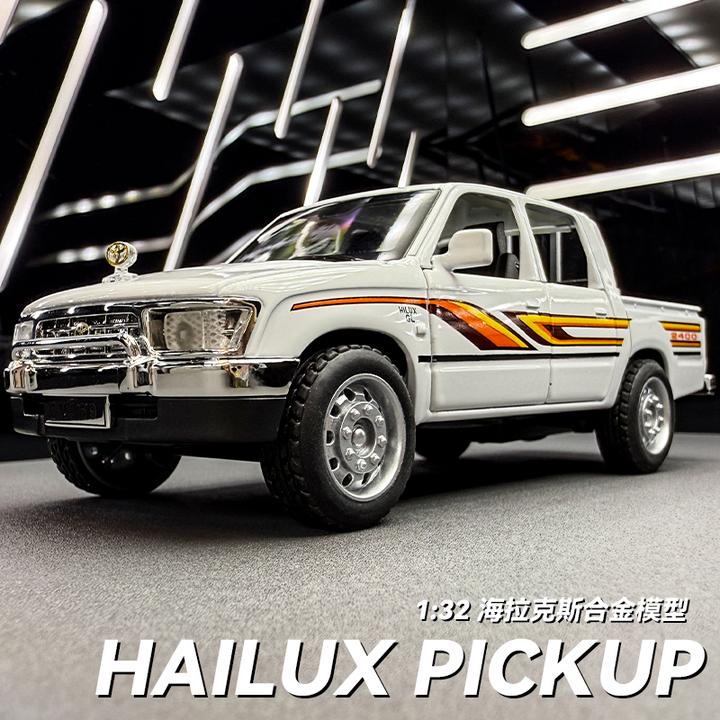 1/32海拉克斯皮卡汽车模型声光回力仿真玩具合金车模收藏礼物摆件