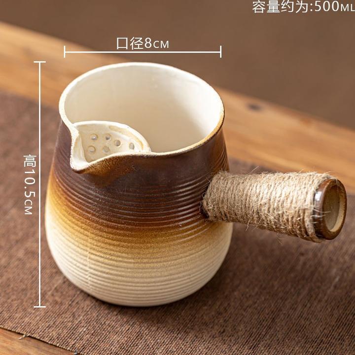 围炉煮茶专用茶壶网红烤奶茶罐罐壶可明火干烧中式侧把壶户外家用