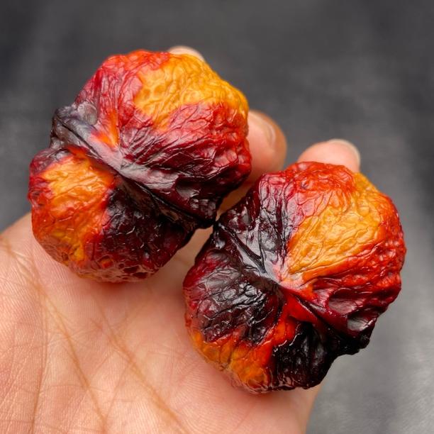 云南铁核桃 文玩核桃 42-43尺七彩肥蟾发货图片同款随机一对