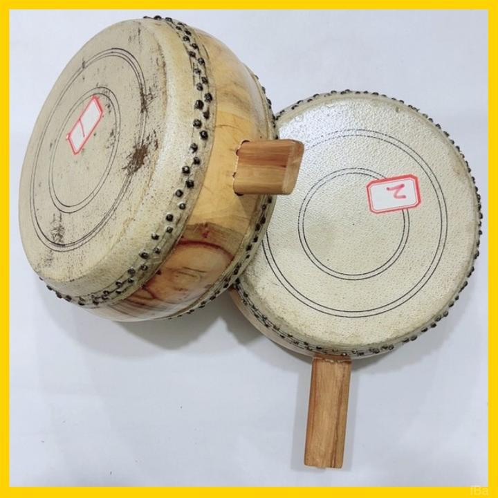 .牛皮鼓间5寸鼓乐竹钉5道士敲打乐器手柄乐器鼓传统鼓鼓手工堂