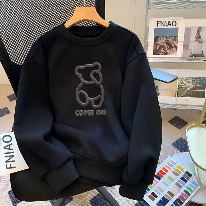 加绒加厚保暖卫士男生衣服高级感男装冬季款爆款2025新款长袖打底